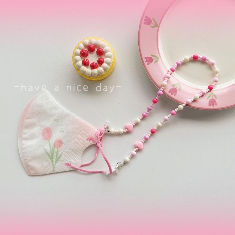 Dây đeo đa năng kính-khẩu trang nhiều mẫu cute