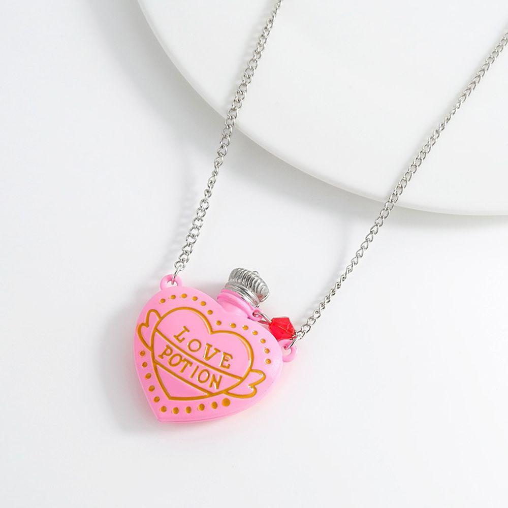 Vòng cổ Hợp Kim Y2K Mặt Hình Trái Tim Potion Thời Trang