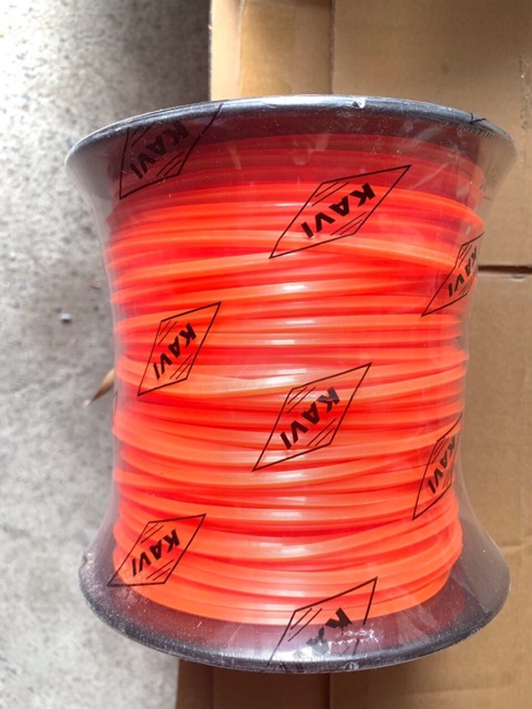 Cước vuông mầu cam hiệu Kavi size 3.5mm bán cuộn