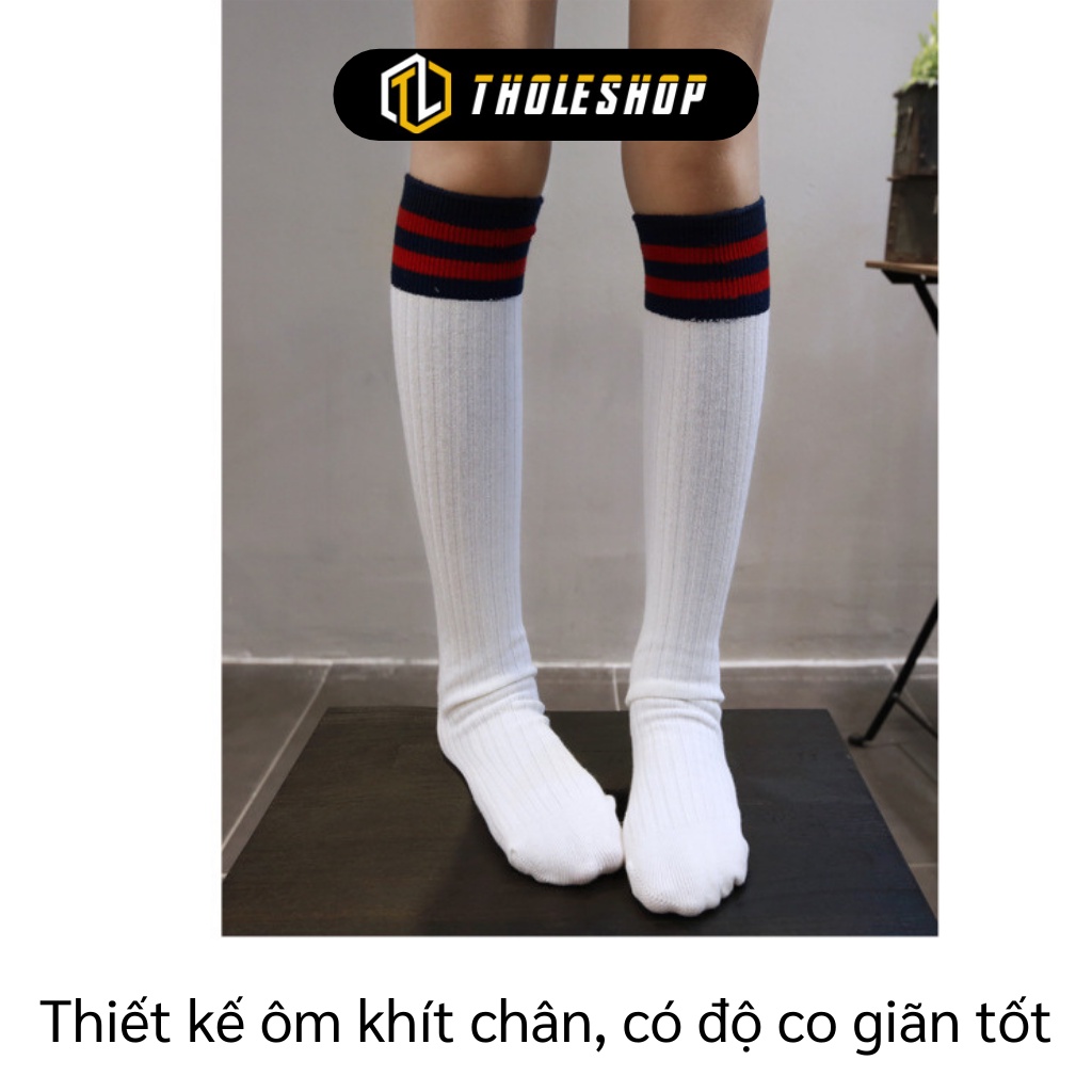 Vớ Dài Cho Bé - Tất Dài Cổ Sọc Cao Phong Cách Hàn Quốc, Giữ Ấm Đôi Chân Cho Trẻ 5110