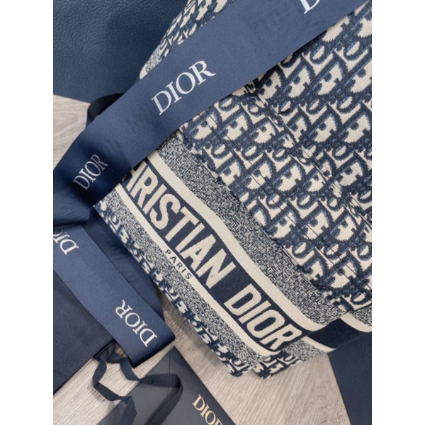 __Dior Backpack Blue Dior Oblique