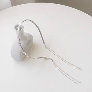 Bờm Tóc Carla Đá Đính Chuỗi Hạt Long Lanh Tiểu Thư