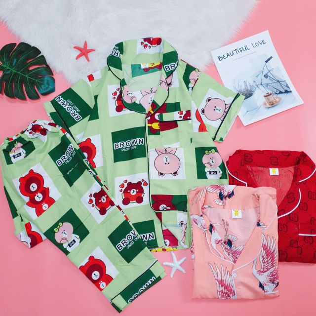 Pijama Kate Thái Dài Cọc