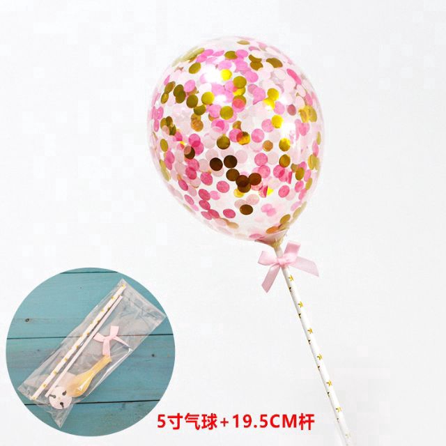 Phụ kiện trang trí bánh kem kèm hộp giấy