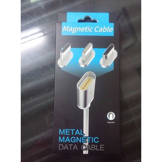 Cáp sạc nam châm 3 đầu đa năng Lightning,Micro USB,Type C