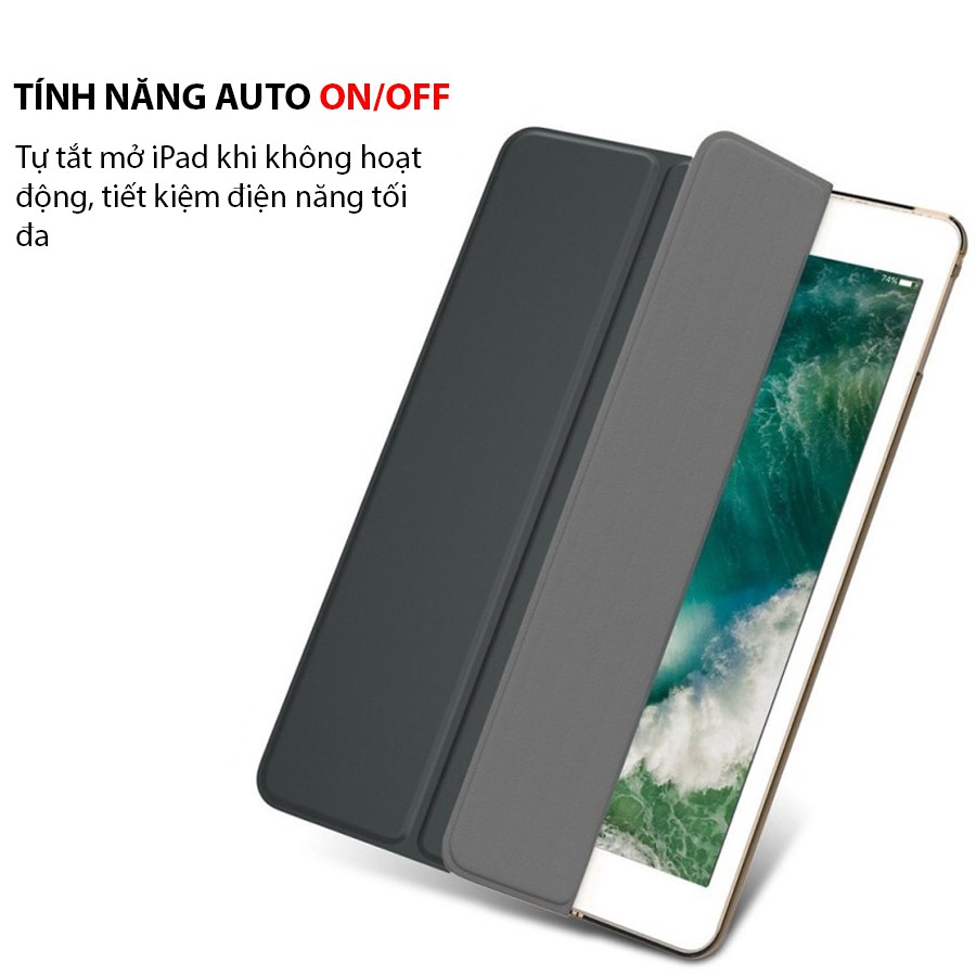 Bao Da iPad Màu Đen Trong Mờ Tuyệt Đẹp