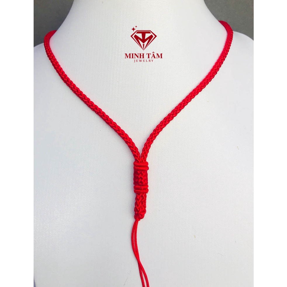 Dây dù đeo cổ mặt dây chuyền hình Phật, dây dù đeo kết hợp mặt dây phật bản mệnh-Minh Tâm Jewelry