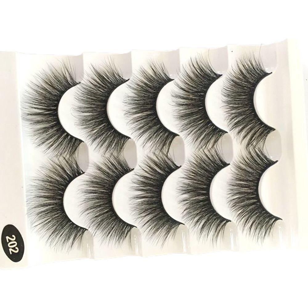 Set 5 Cặp Lông Mi Giả 6D Dài Tự Nhiên MIH SKONHED