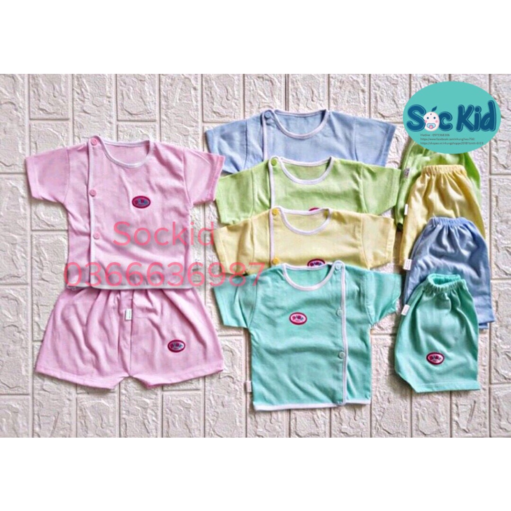 Bộ Baby born cộc tay cho bé sơ sinh