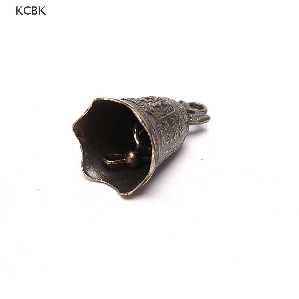 KC Chinese Mini Sculpture Pray Guanyin Buddha Bell DIY Wind chime Pendant Decor BK