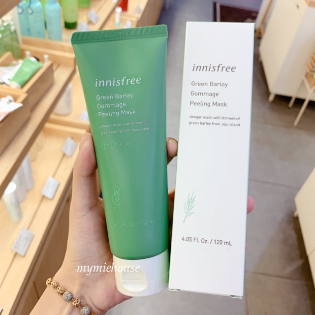 Tẩy Tế Bào Chết - Tẩy Da Chết Chiết Xuất Lúa Mạch Innisfree Green Barley Gommage Peeling Mask 120ml