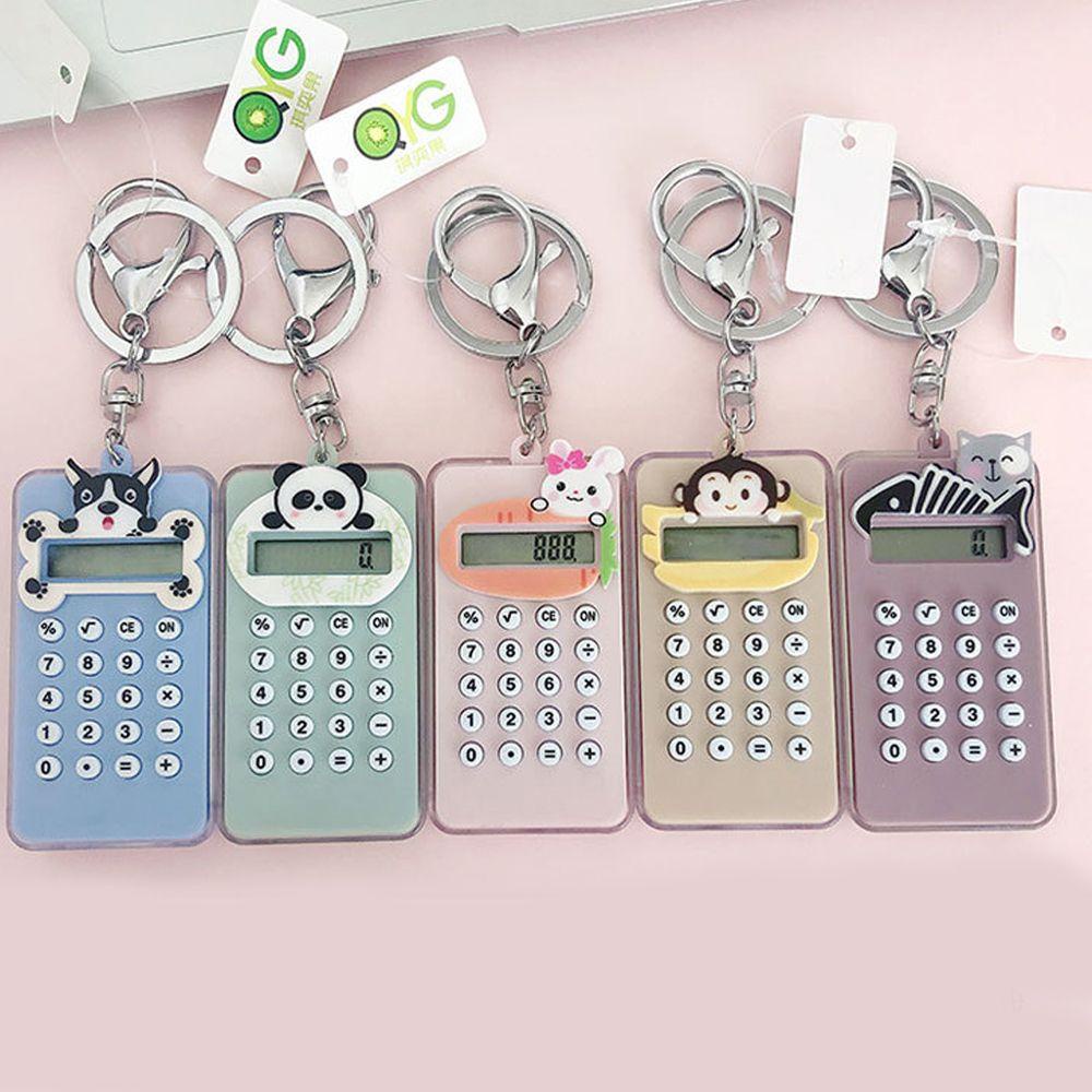 Móc Khóa Acrylic Hình Chó / Mèo Mini Phong Cách Hàn Quốc Cho Học Sinh / Văn Phòng