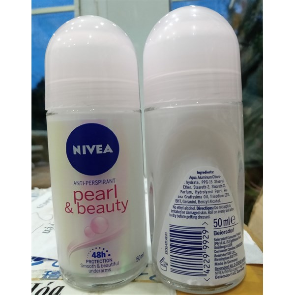 Lăn khử mùi Nivea 50ml khô thoáng nhanh lưu hương dài lâu
