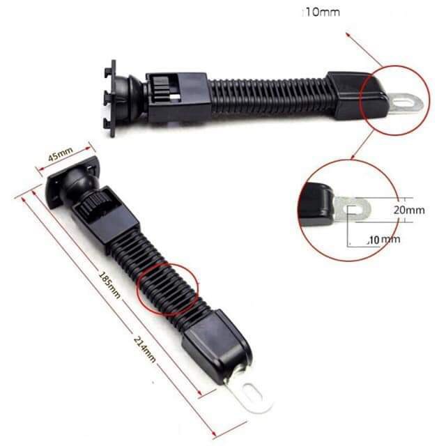 Giá Đỡ Điện Thoại Gắn Xe Máy - Thiết Kế Kẹp 4 Cạnh Treo Điện Thoại Vào Gương Chiếu Hậu