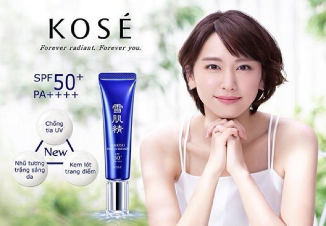 ⭐️ Sữa dưỡng ngày Kose Sekkisei White UV Emulsion SPF50+/PA++++ 3in1 minisize ⭐️