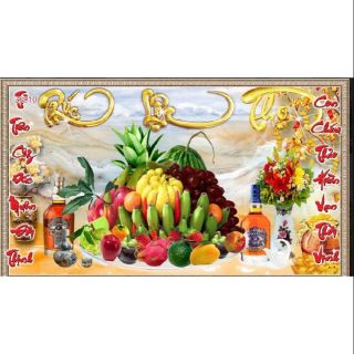 Tranh dán bàn thờ trang trí phòng thờ