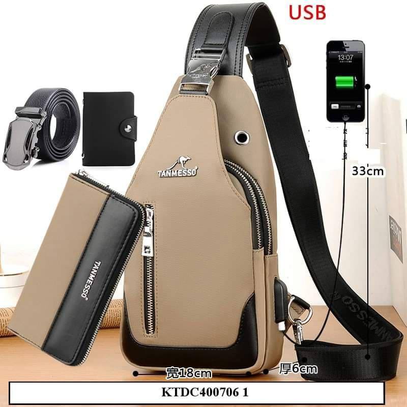 COMBO BỘ 3 SẢN PHẨM TÚI BAO TỬ , VÍ , THẮT LƯNG HÀNG QUẢNG CHÂU CAO CẤP , GIÁ RẺ