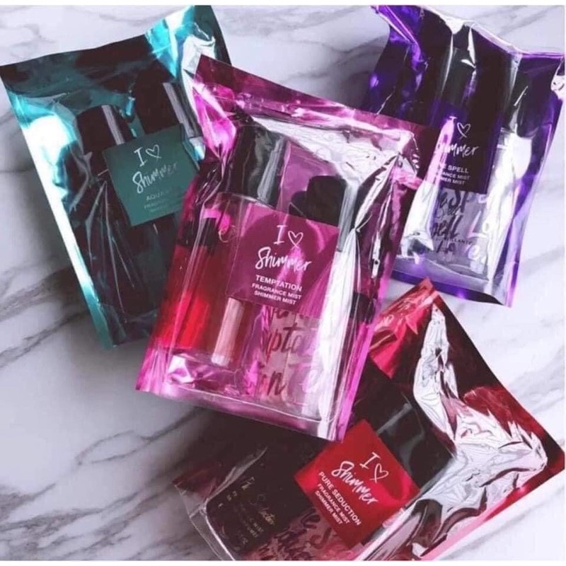 Một Túi 2 Chai Xịt Thơm Body I ❤️ Shimmer Vic 75ML*2 Hàng Trung | BigBuy360 - bigbuy360.vn