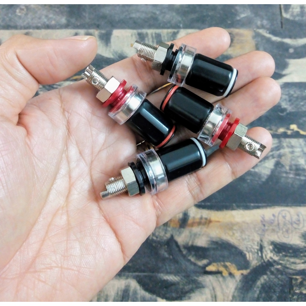 Cọc loa cọc amply Viborg mạ Rhodium, giá theo bộ 4 cái