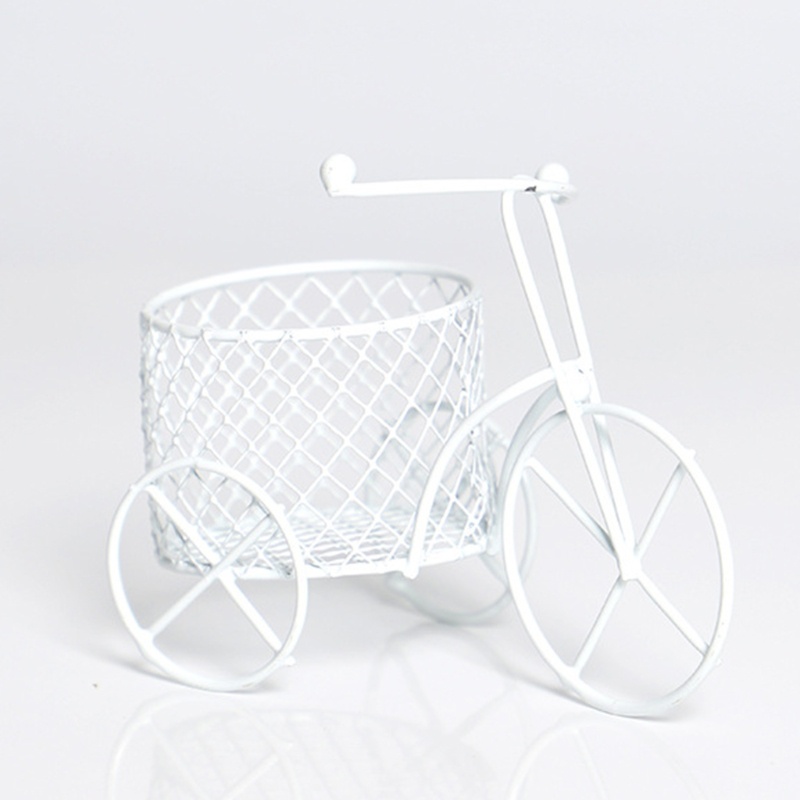 [Hàng mới về] Hộp đựng kẹo đường thiết kế hình xe đạp 3 bánh sáng tạo làm đồ trang trí nhà cửa