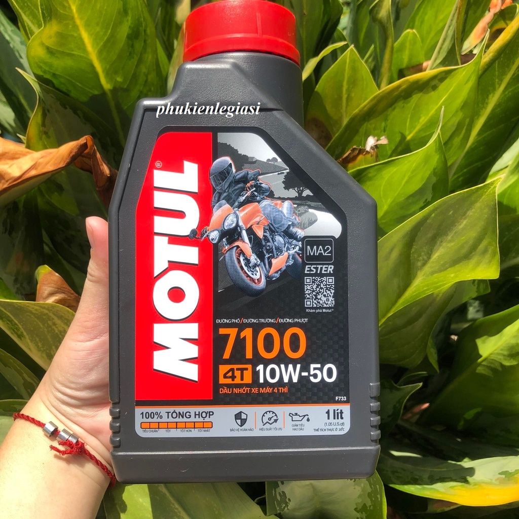 Nhớt Motul 7100 10W50 Fully Synthentic xe số