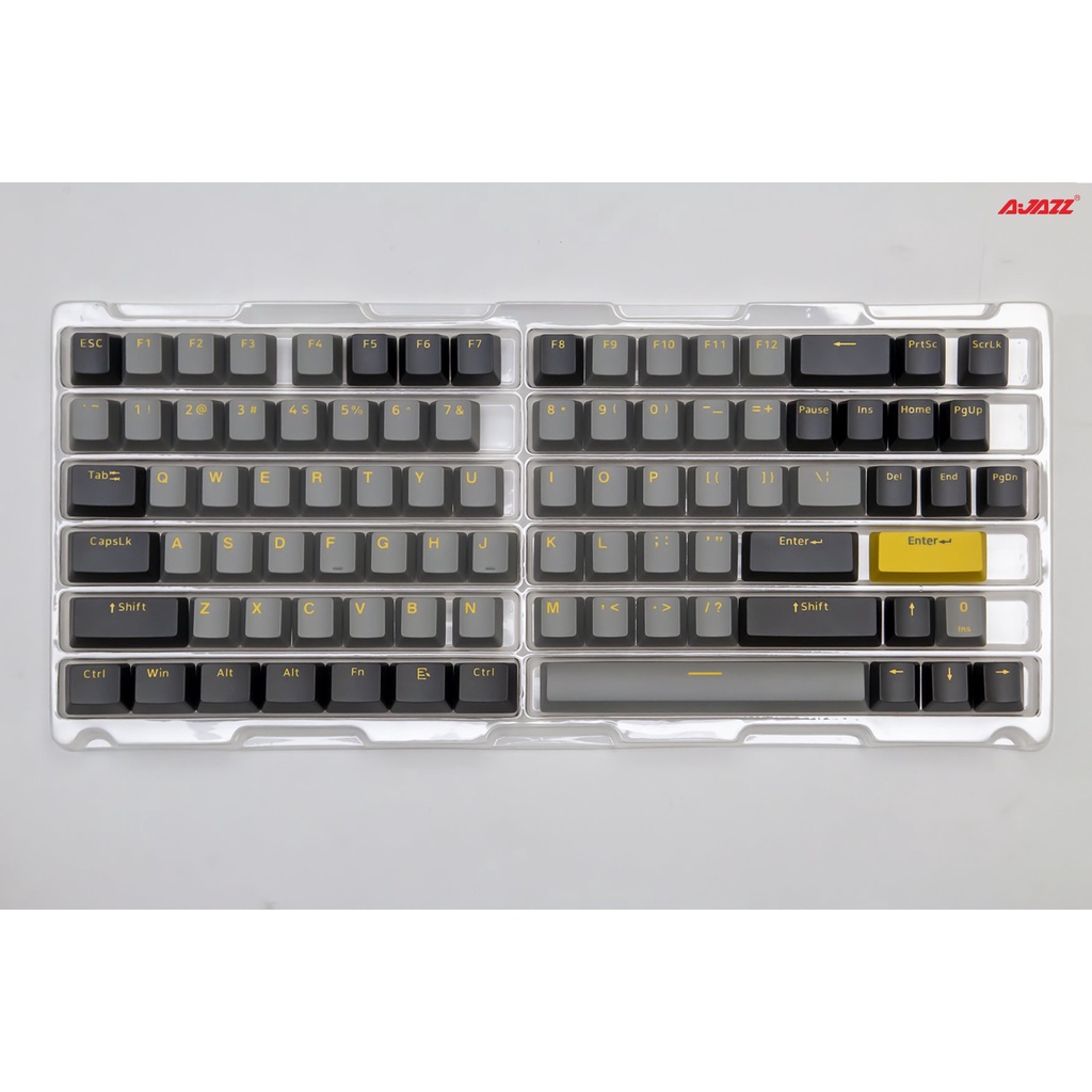 Bộ keycap / Nút bàn phím Ajazz PBT 166 key  - Chính hãng