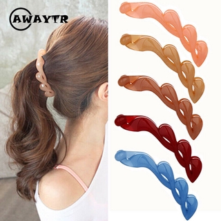 Kẹp tóc chất liệu acrylic phong cách Hàn Quốc trẻ trung