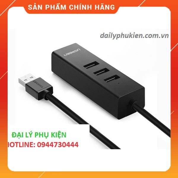 [Mã 154ELSALE2 giảm 7% đơn 300K] USB 2.0 To Lan, Hub Chia USB Ugreen 30301 dailyphukien