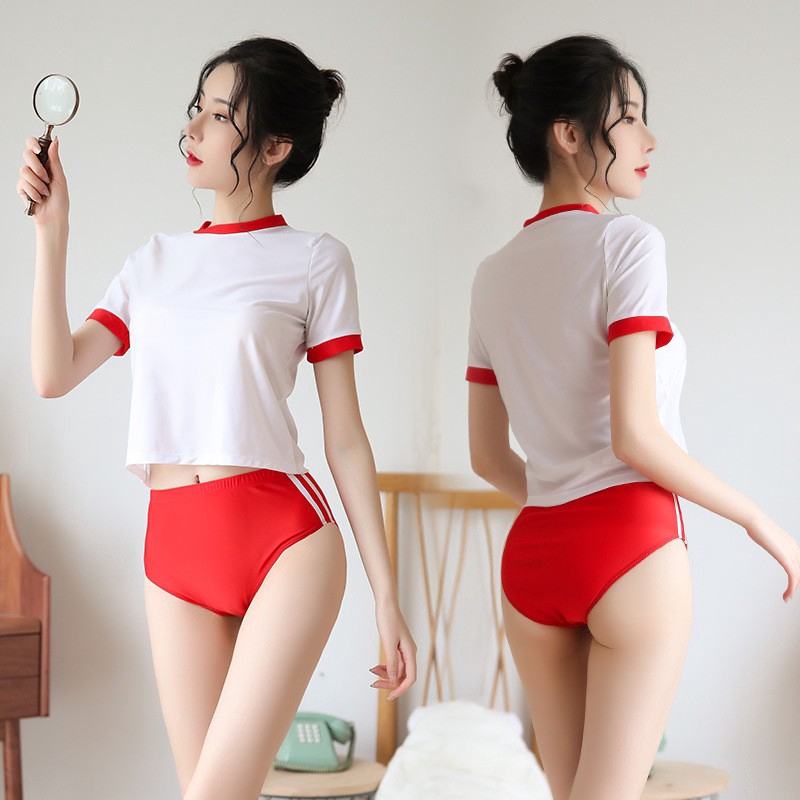 Bộ đồ lót dáng ôm thiết kế phong cách đồng phục cho nữ