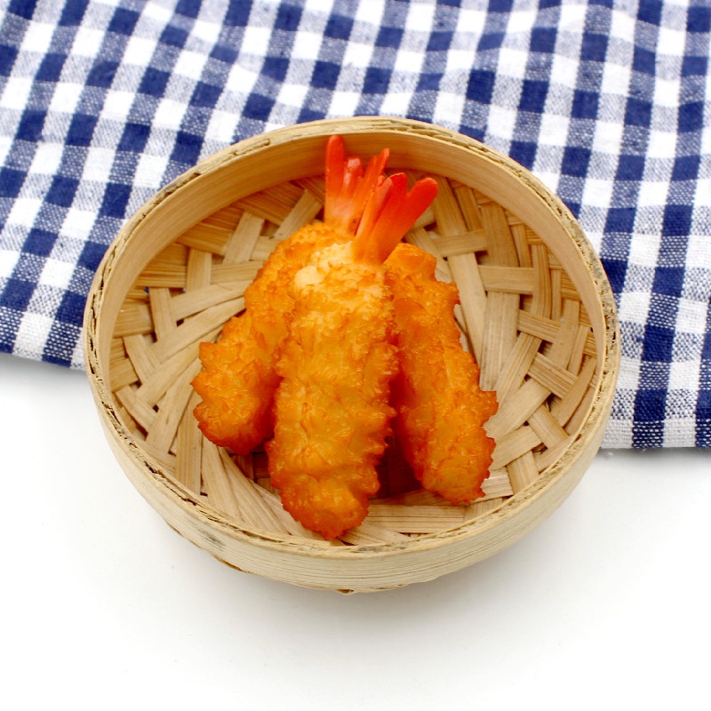Mô Hình Tôm Chiên Tempura Nhân Tạo Phong Cách Nhật Bản Dùng Làm Đạo Cụ Chụp Ảnh Cho Bé