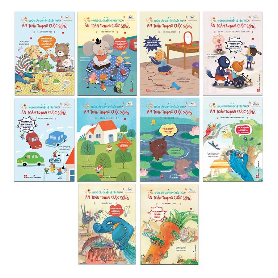 Sách - Những câu chuyện về kiến thức an toàn trong cuộc sống (10 tập)