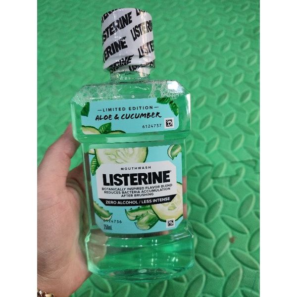 Nước súc miệng Listerine 250ml vị trái cây tự nhiên