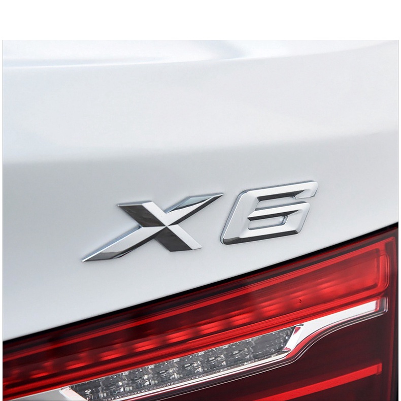 Miếng Dán Trang Trí Hình Chữ Cái 3D Dành Cho Xe Hơi BMW X1 X3 X4 X5 X6 GT