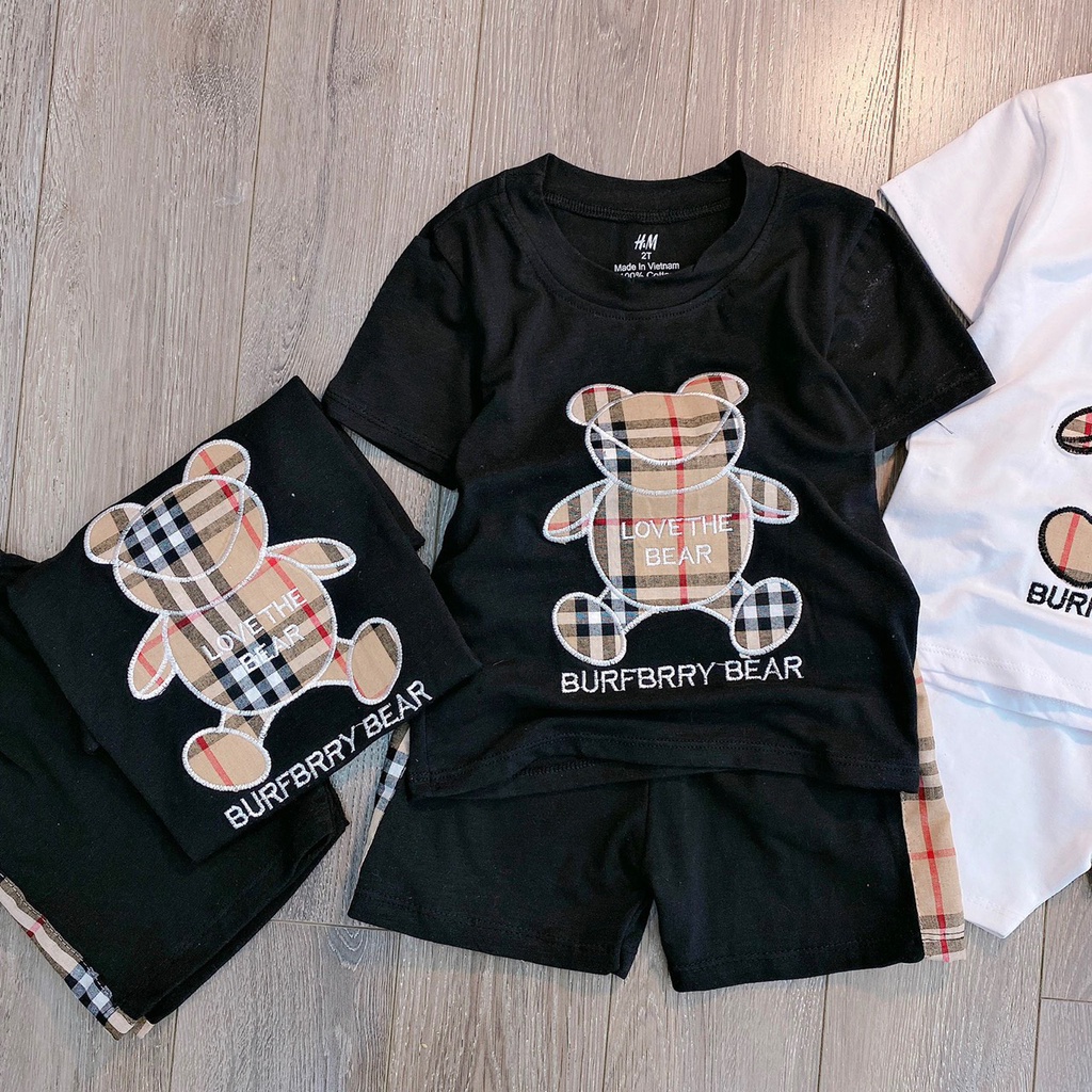 Bộ gấu thêu x-kid bé trai