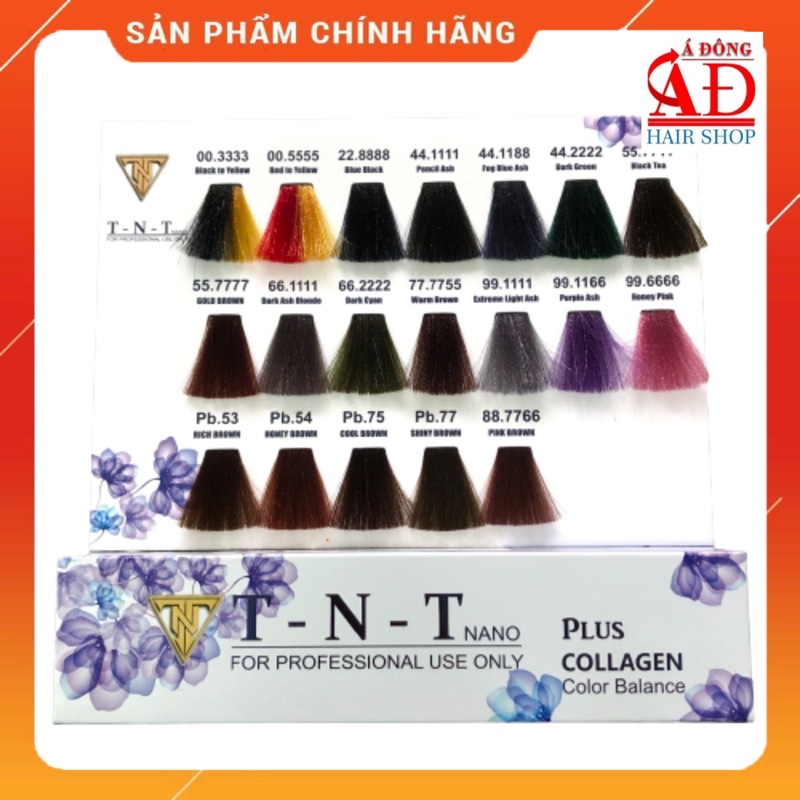 THUỐC NHUỘM TÓC THỜI TRANG TRỰC TIẾP TNT PLUS COLLAGEN CHÍNH HÃNG 100ML