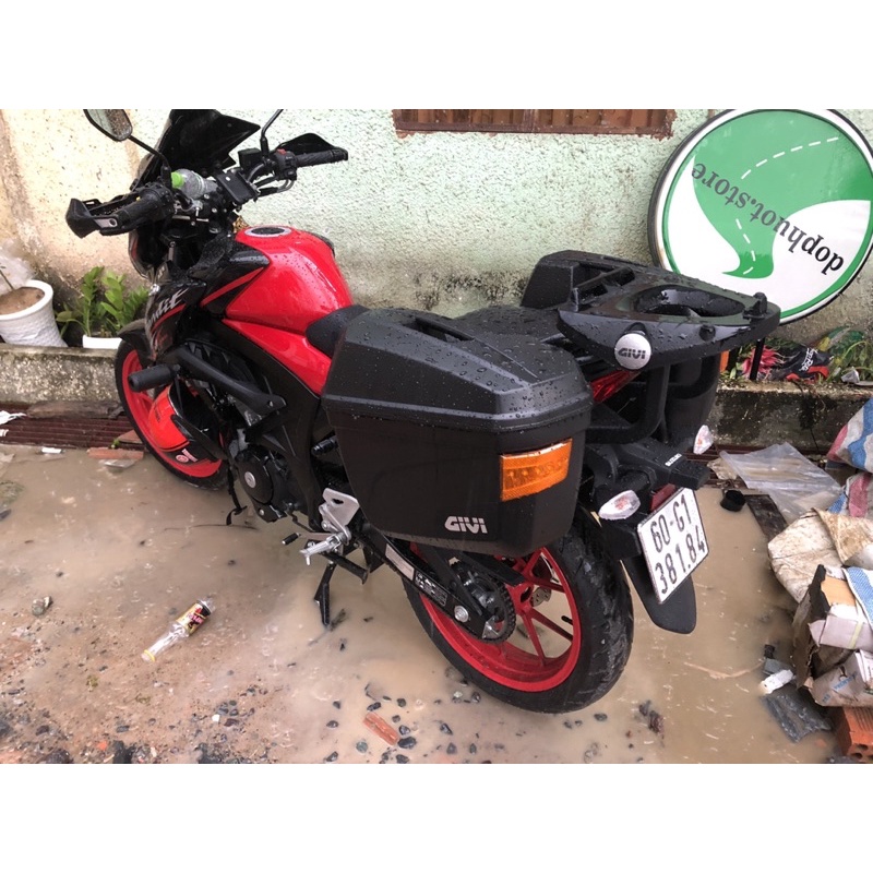 Combo baga hông và cặp thùng hông E22N-S cho GSX Bandit