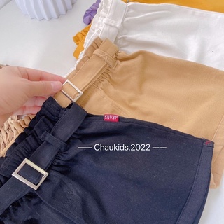 quần kaki đùi cho bé gái