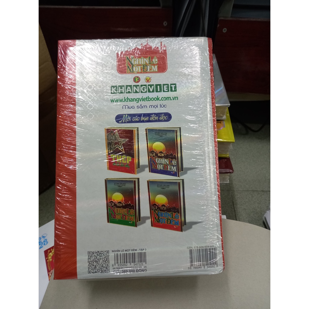 Sách - Nghìn Lẻ Một Đêm Trọn Bộ 3 Tập (Bìa cứng)