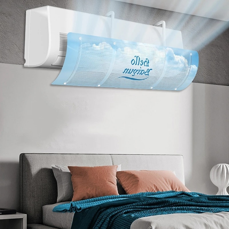 Tấm Chắn Gió Máy Điều Hòa Bằng PP 27 * 90cm Tiện Dụng Cho Gia Đình