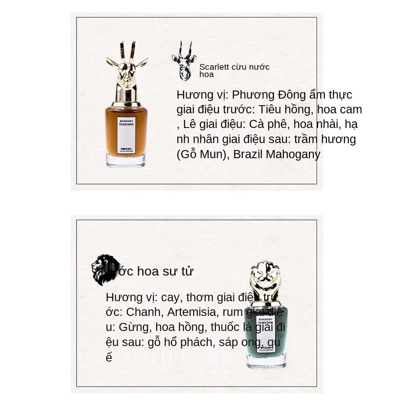 Nước hoa hình trang trí đầu hươu độc đáo cho nữ