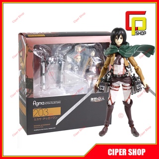 Mô hình Mikasa Ackerman 203 - Mô hình Attack on Titan - Figma 203