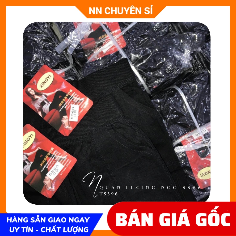 Quần legging cho nữ dài lửng ngố đùi chất thun mềm co giãn lên phom siêu nịn dáng TS395