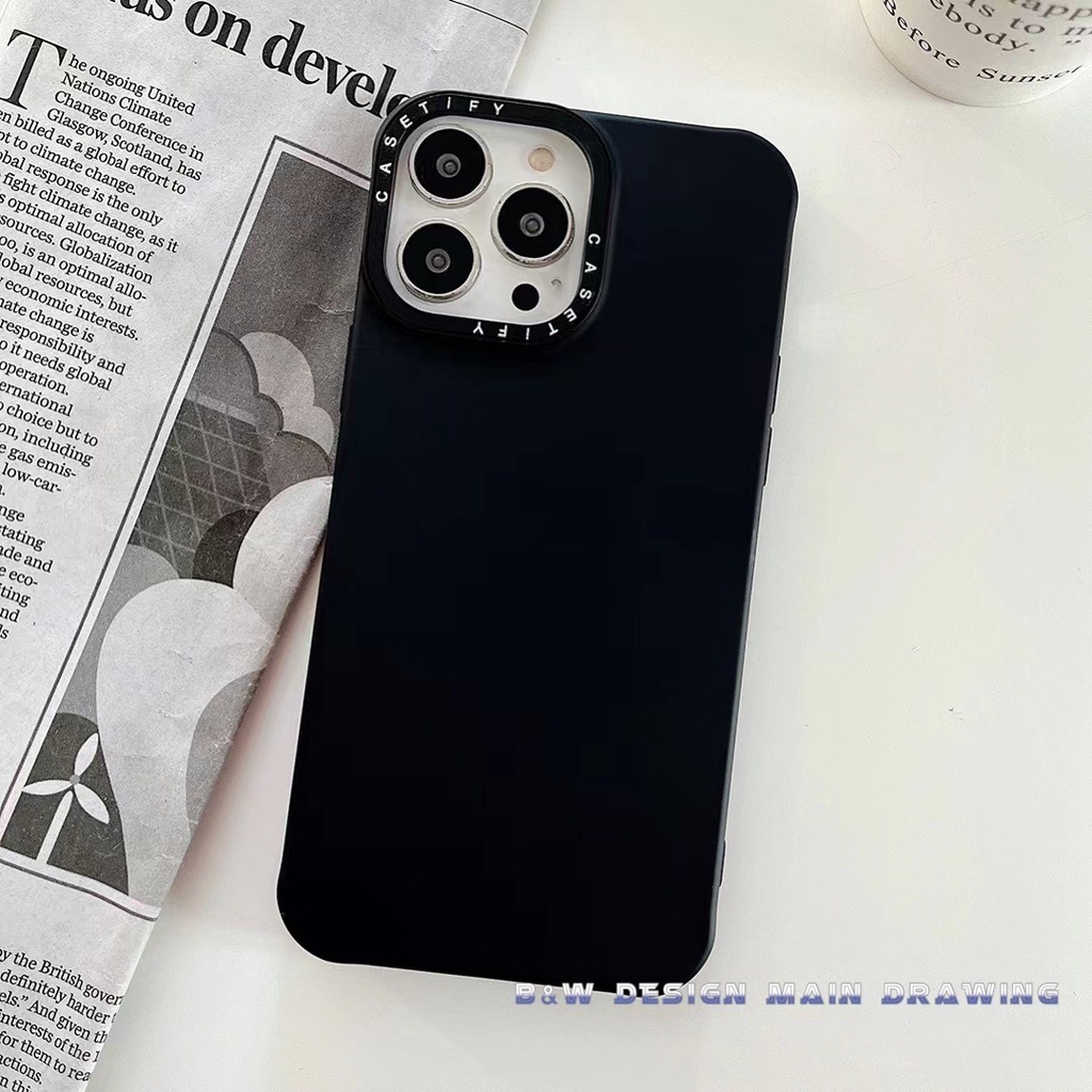 Ốp Điện Thoại Silicon Dẻo Màu Nhám Chống Sốc Chống Rơi Thiết Kế Đơn Giản Cho iPhone 13 12 11 Pro MAX XR IX XS MAX 7 8 Plus