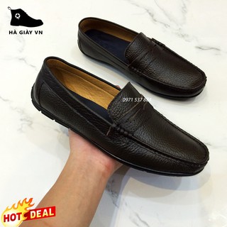 [ Miễn phí ship] Giày lười da bò VN 1 XK.
