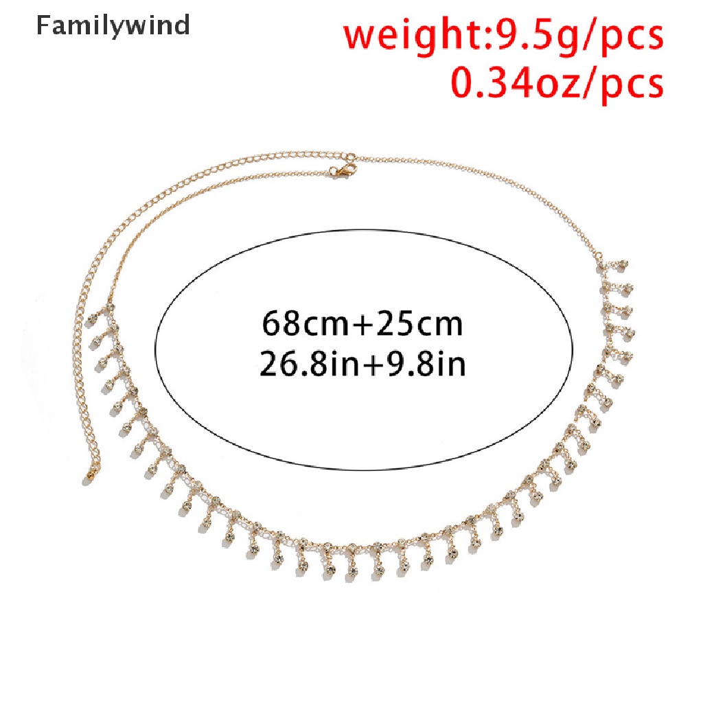 Dây Chuyền Đeo Hông Đính Đá Zircon Quyến Rũ Thời Trang Cho Nữ