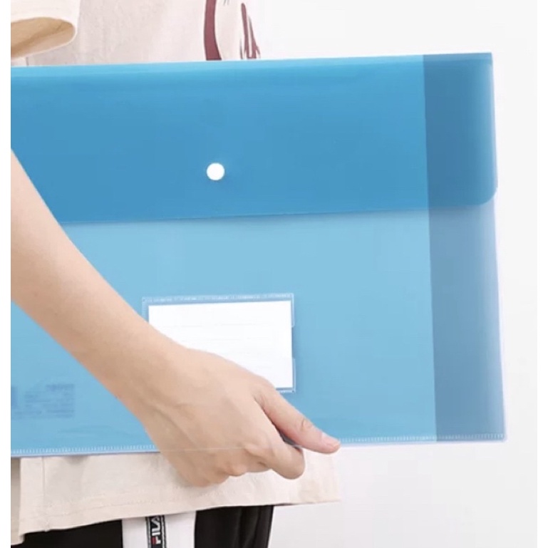 Túi cặp đựng tài liệu A4 File Campus Kokuyo nút khoá gài bảng tên đựng tài liệu tiện lợi cao cấp 5 ngăn 3 màu tối giản