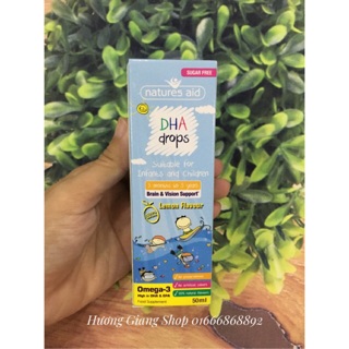 Vitamin Natures Aid DHA drop (50ml) (từ 3 tháng tuổi)