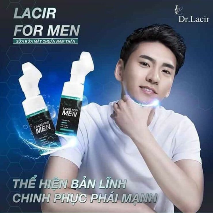 Sữa rửa mặt cho Nam Lamer Dr Lacir chính hãng