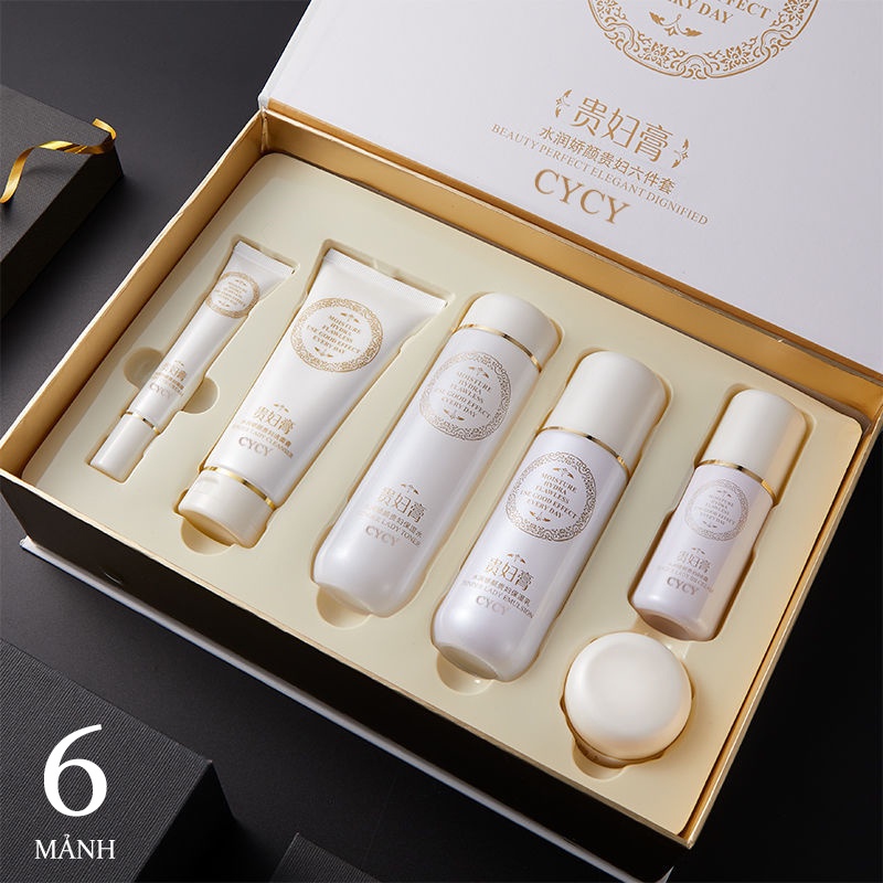 CYCY 1 bộ 6 món- sản phẩm chăm sóc da cao+mỹ phẩm cấp nhập khẩu【Với hộp quà】CYCY-T6-A