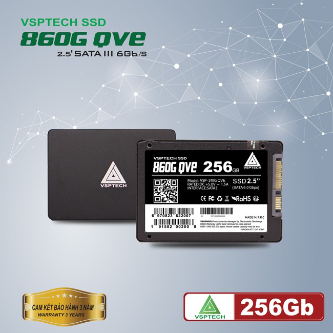 Ổ cứng SSD VSPTECH 860G QVE 256Gb